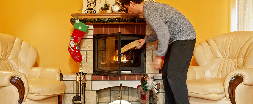 Gas to Wood-Burning Fireplace Conversion Services in Massapequa, New York