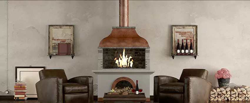 Thelin Hearth Products Providence Pellet Insert Fireplace Installation in Massapequa, NY