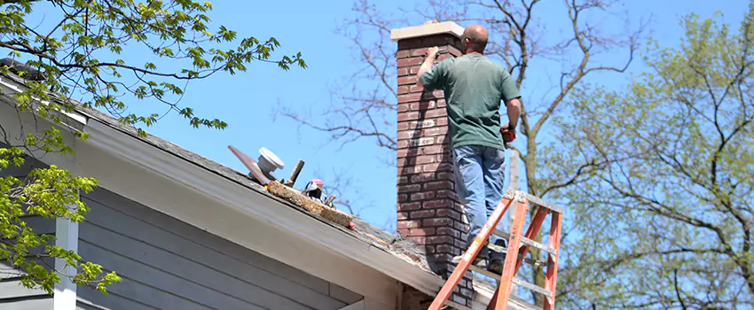 Vinyl and PVC Chimney Flashing Installation in Massapequa, NY